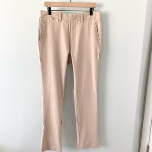 NWT Crown & Ivy Golf Straight Leg Khaki Golf Pants Size 32 X 32
